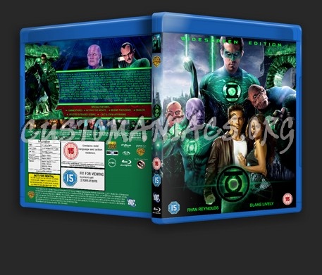 Green Lantern blu-ray cover