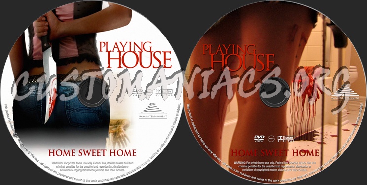 Playing House dvd label