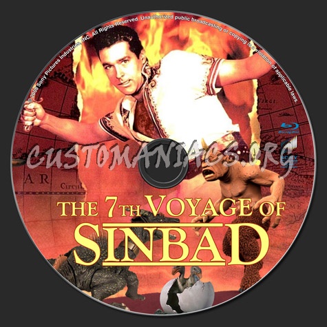 The 7th Voyage of Sinbad blu-ray label
