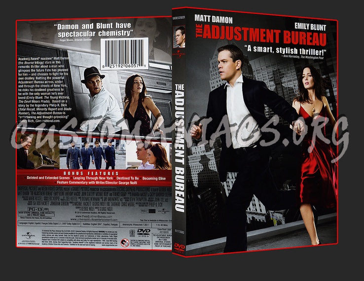 The Adjustment Bureau dvd cover