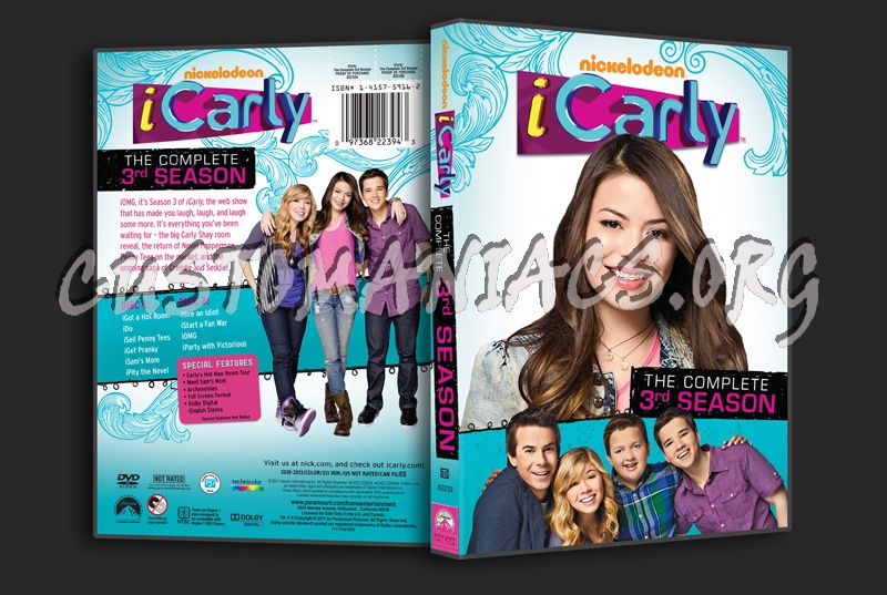 Icarly Season 3 Dvd Cover Dvd Covers Labels By Customaniacs Id Free Download Highres Dvd Cover