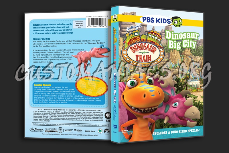Dinosaur Train Dinosaur Big City dvd cover