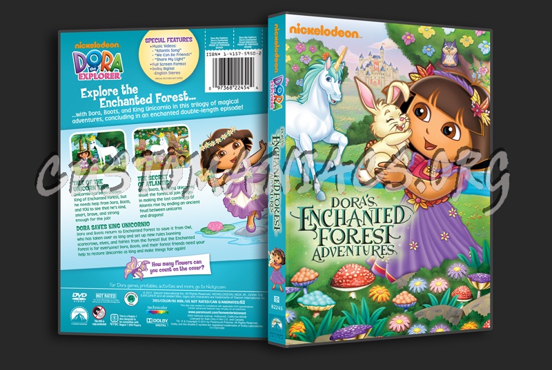 Dora's Enchanted Forest Adventures dvd cover