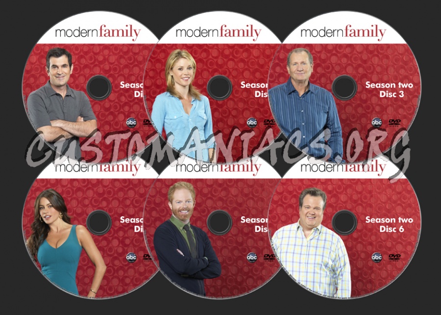Modern Family Season 2 dvd label
