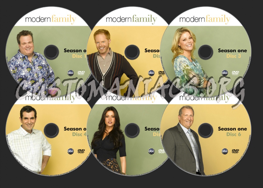 Modern Family Season One dvd label