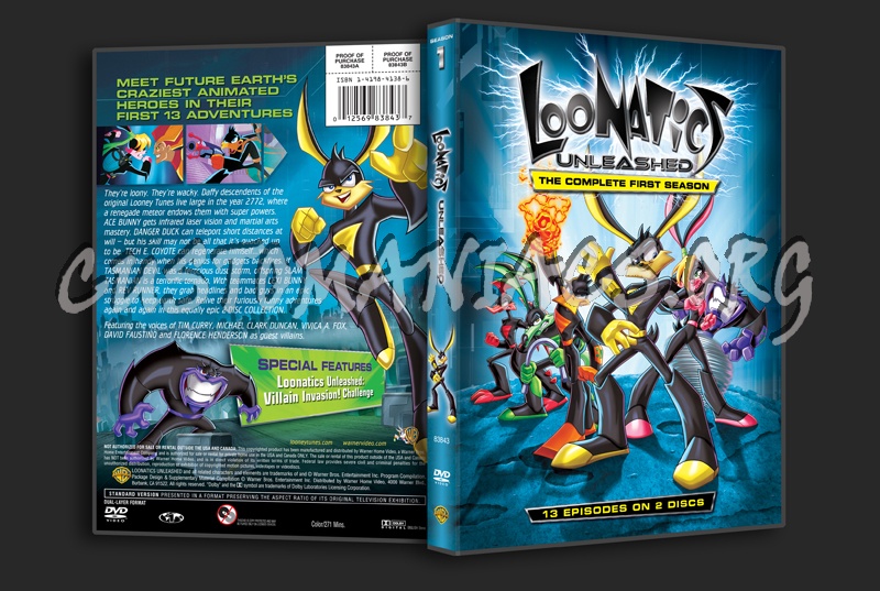 Loonatics Unleashed Season 1 dvd cover