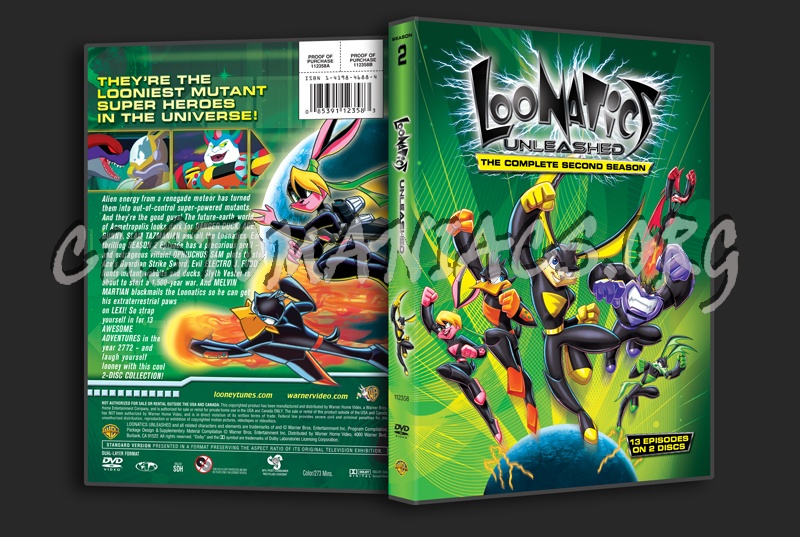 Loonatics Unleashed Season 2 dvd cover