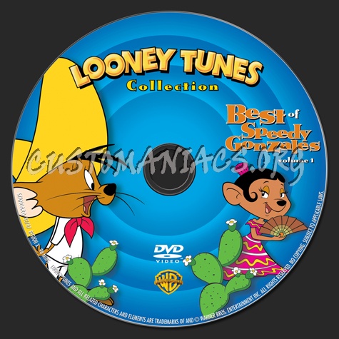 Looney Tunes Collection Best of Speedy Gonzales Volume 1 dvd label