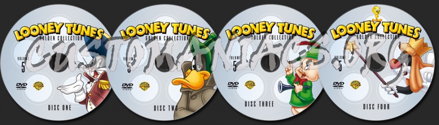 Looney Tunes Golden Collection Volume 5 dvd label