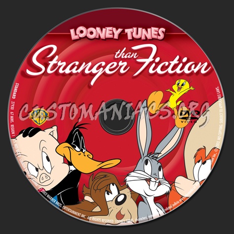 Looney Tunes Stranger Than Fiction dvd label