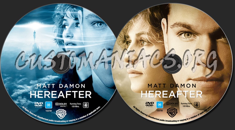 Hereafter dvd label