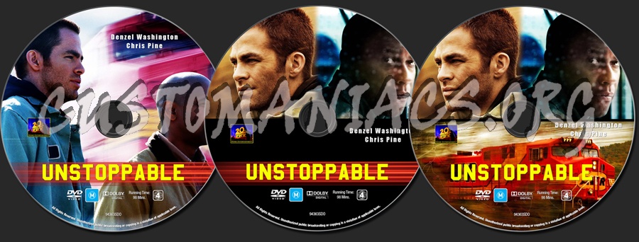 Unstoppable dvd label
