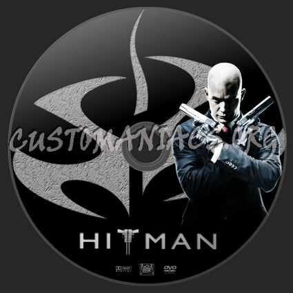 Hitman dvd label