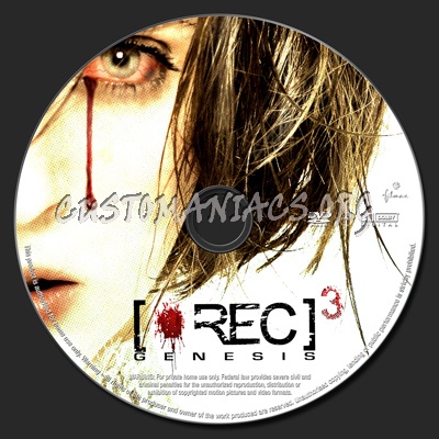 [REC]³ Génesis dvd label