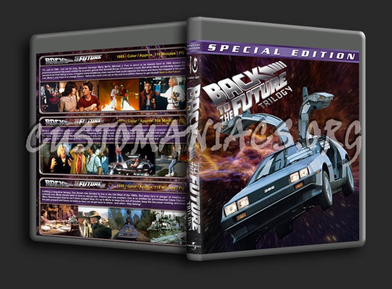 Back to the Future Trilogy blu-ray cover