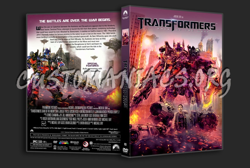 Transformers: Dark Of The Moon dvd cover