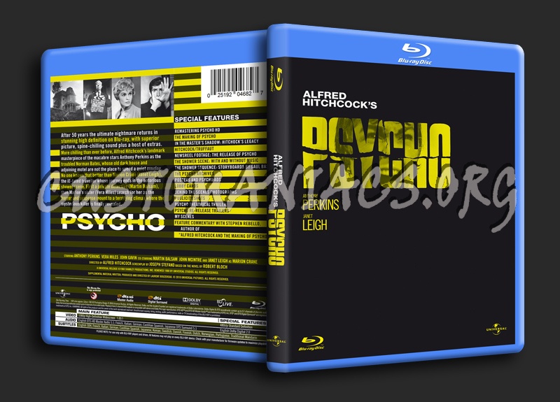 Psycho blu-ray cover