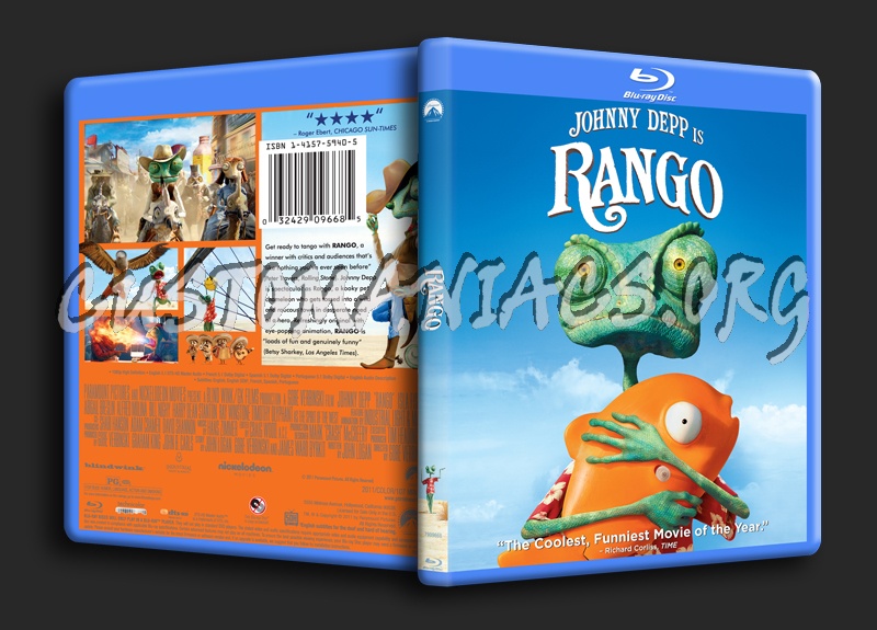 Rango blu-ray cover