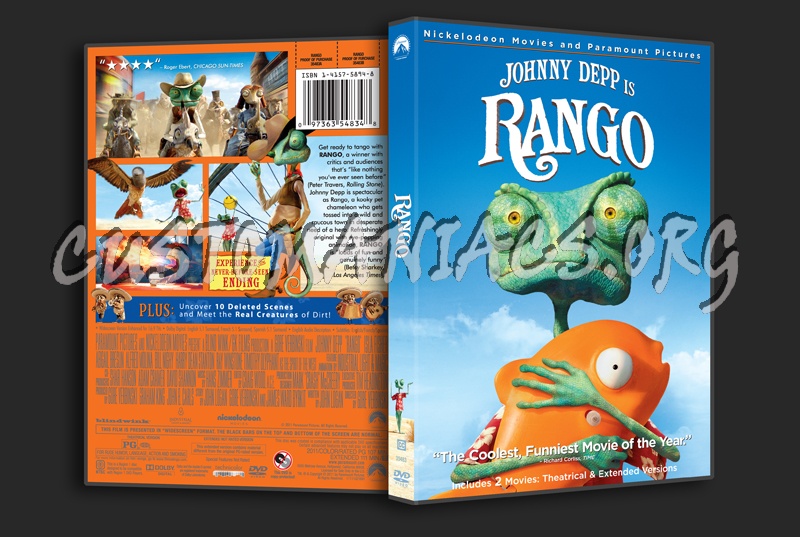 Rango dvd cover