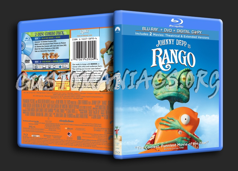 Rango blu-ray cover