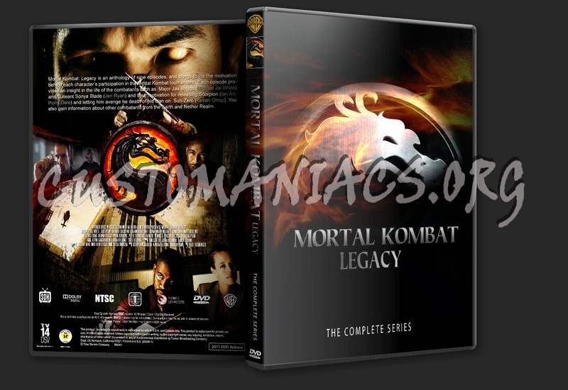 Mortal Kombat Legacy dvd cover