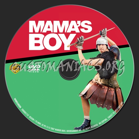 Mama's Boy dvd label