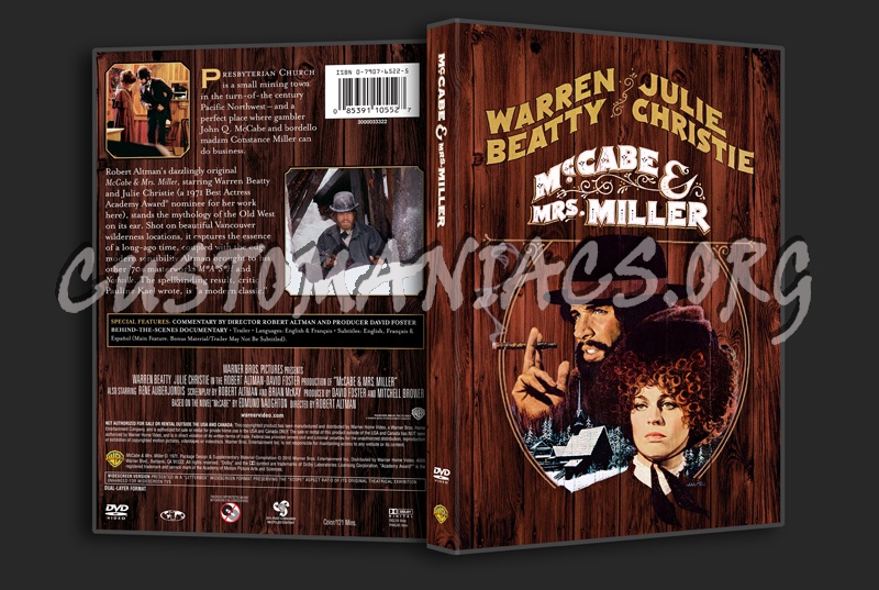 McCabe & Mrs Miller dvd cover