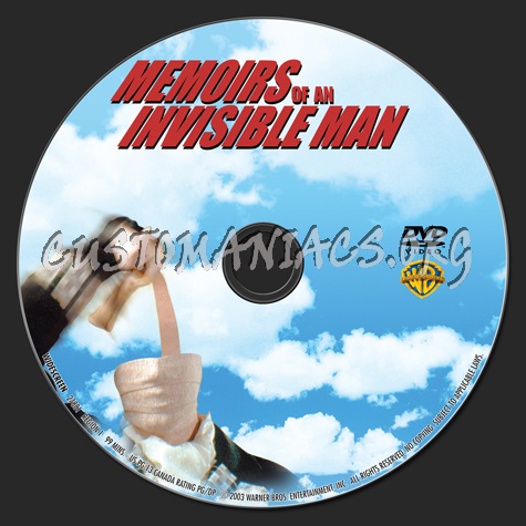 Memoirs of an Invisibe Man dvd label