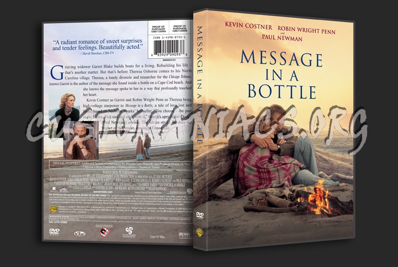 Message in a Bottle dvd cover