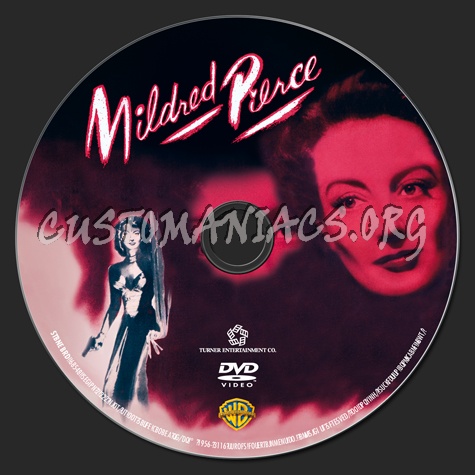 Mildred Pierce dvd label