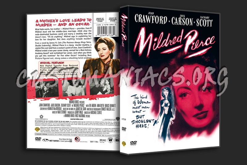 Mildred Pierce dvd cover