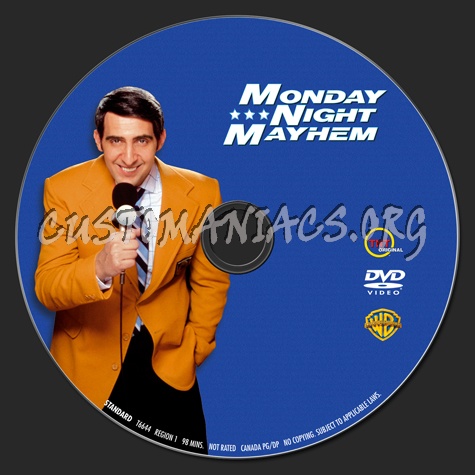 Monday Night Mayhem dvd label