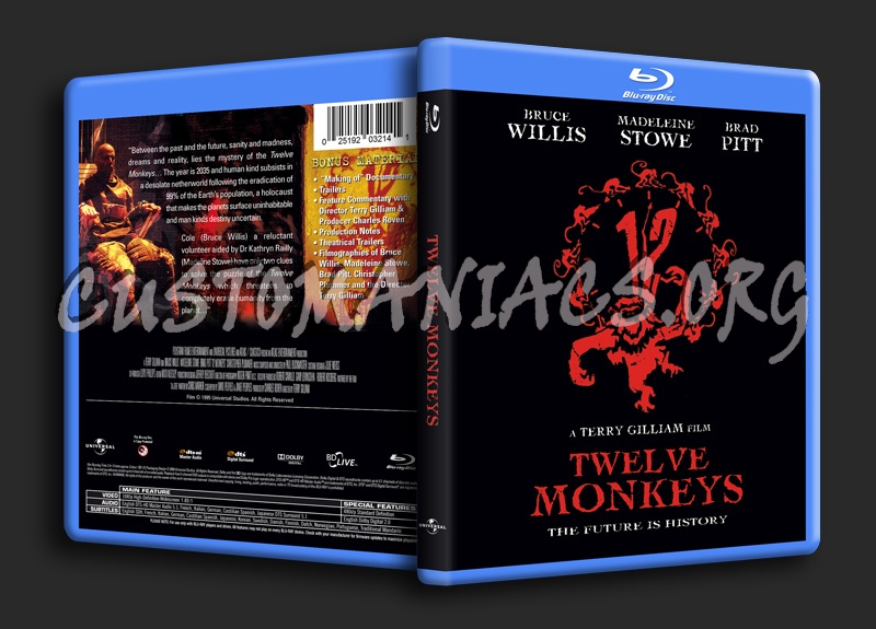 12 Monkeys blu-ray cover