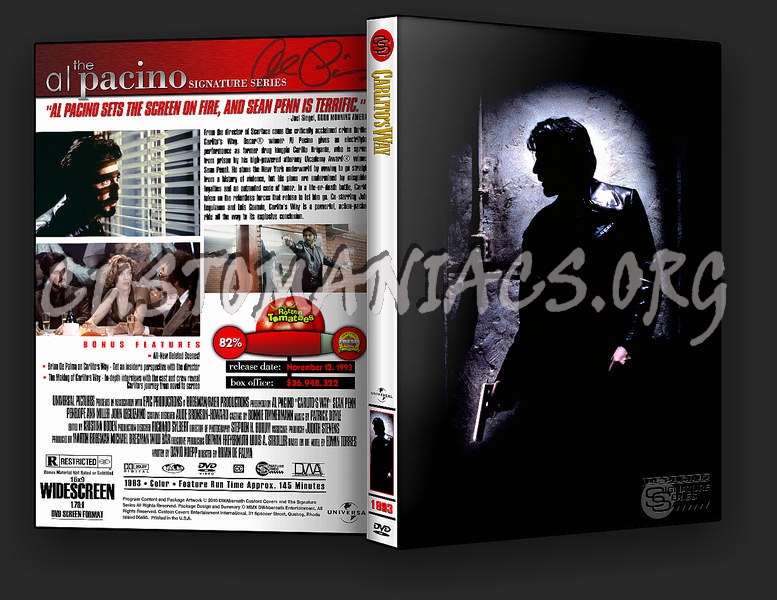 Carlito's Way dvd cover