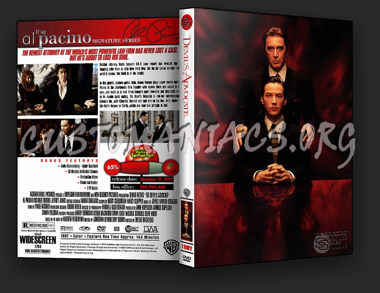 Devil's Advocate dvd cover