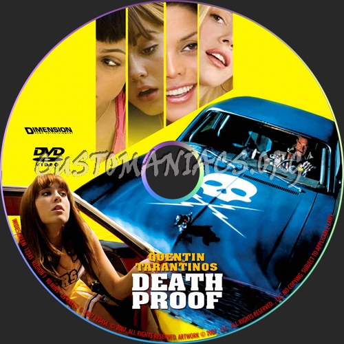 Death Proof dvd label