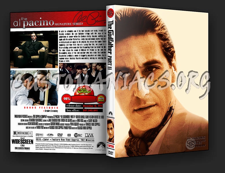 The Godfather Part II dvd cover