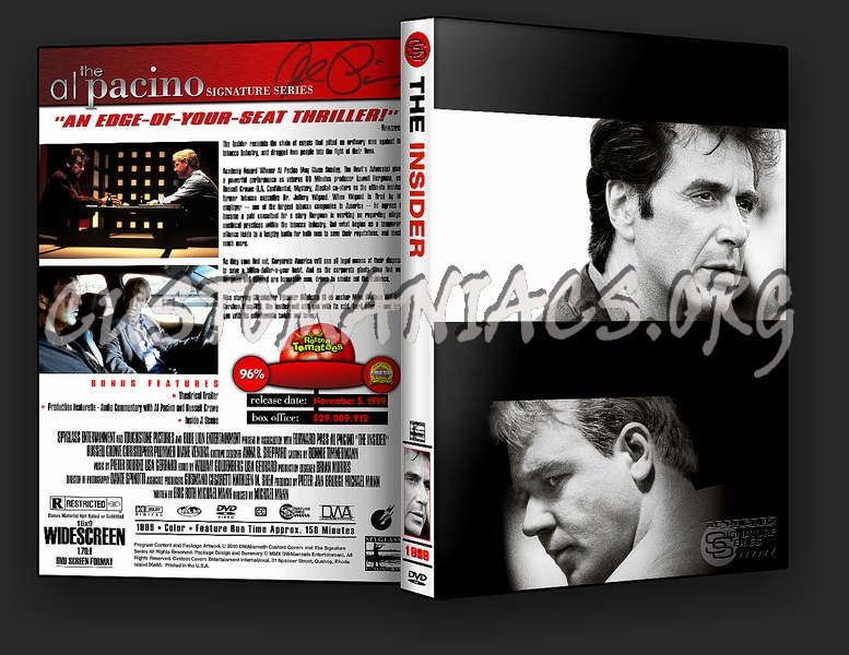 The Insider dvd cover