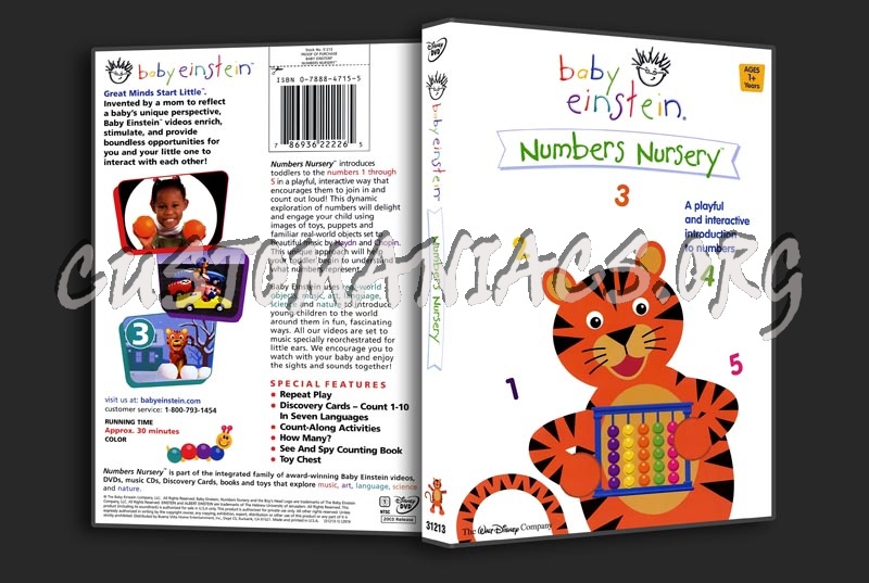Baby Einstein: Numbers Nursery dvd cover