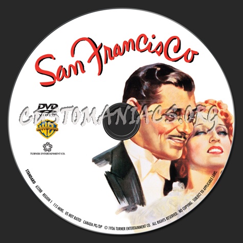 San Francisco dvd label