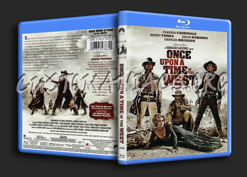 Once Upon a Time in The West blu-ray cover