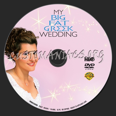 My Big Fat Greek Wedding dvd label