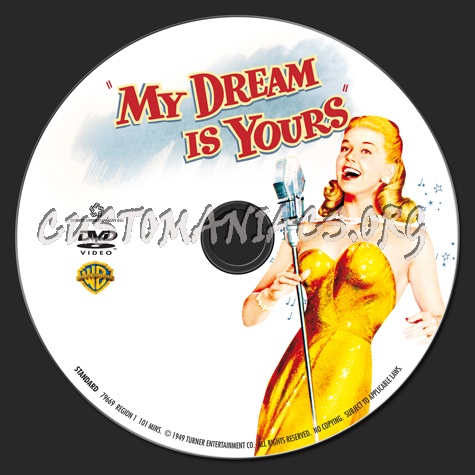 My Dream is Yours dvd label