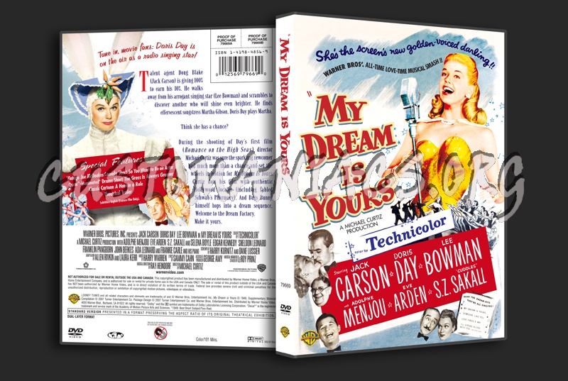 My Dream is Yours dvd cover