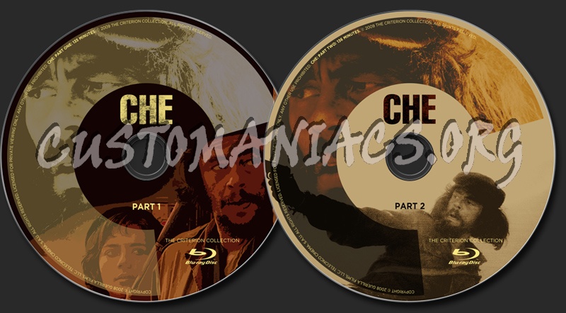 Che Part 1 & 2 blu-ray label