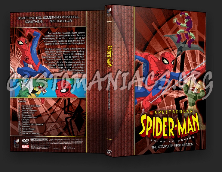 The spectacular Spider-Man - TV Collection dvd cover