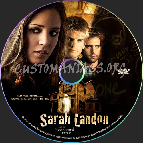 Sarah Landon and the Paranormal Hour dvd label