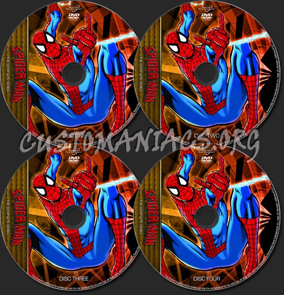 Spider-Man (1981) - TV Collection dvd label
