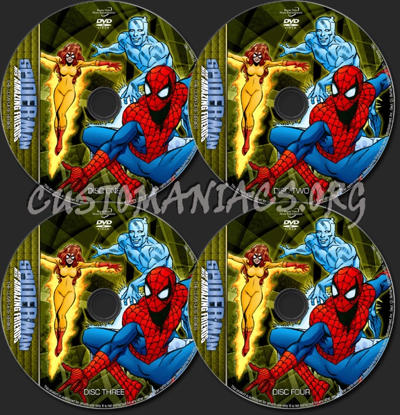 Spider-Man And His Amazing Friends - TV Collection dvd label