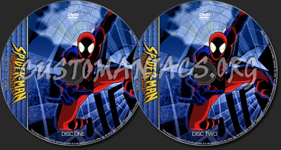 Spider-Man Unlimited - TV Collection dvd label